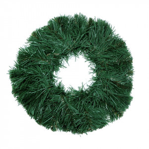 Coronita brad artificial verde cu maro 20cm