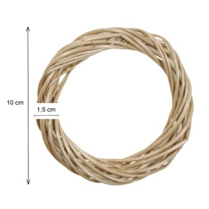 Coronita nuiele rachita natur 10cm EA-A-10/N - Img 2