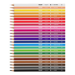 Creion color hexagonal 24/set Milan 80024 - Img 2