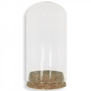 Cupola sticla cu suport pluta 10x4,7cm