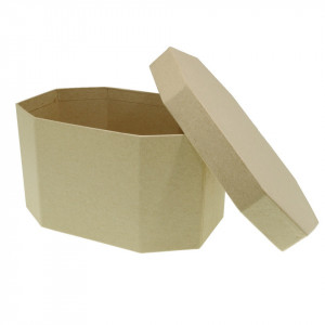 Cutie carton octogonala natur 5/set MP PD206 - Img 2