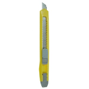 Cutter maner galben retractabil latime 0,9cm C385