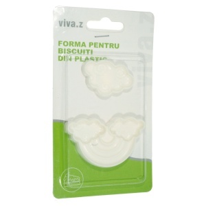 Decupator-matrita plastic nori cu maner 4,4-6,7cm 2/set T05179