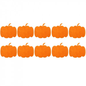 Dovleac pasla portocaliu 3,6x4cm 10/set