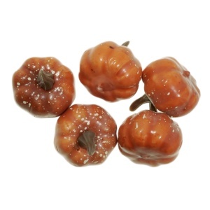 Dovleac polistiren maro inchis 3,5x4cm 5/set