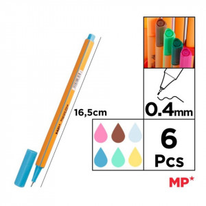 Fineliner varf 0,4mm 6/set MP PE206-3 - Img 2