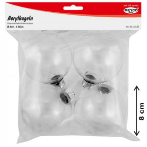Glob plastic transparent Meyco - Img 4