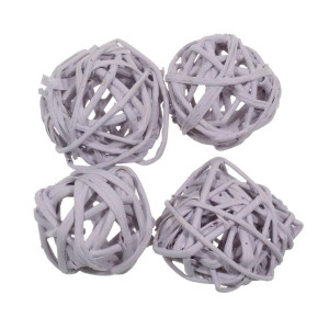Glob ratan mov deschis 3cm 4/set