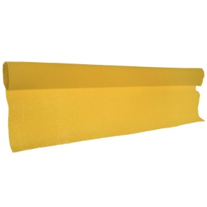 Hartie creponata floristica 50x200cm 80g/mp Colorarte galben intens H904