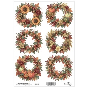 Hartie de orez pigment Toamna, Halloween - 1 20x27,5cm