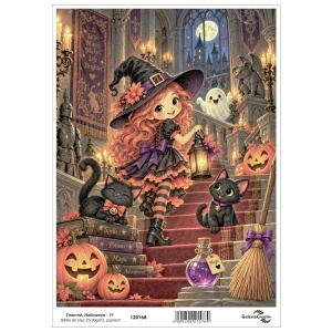 Hartie de orez pigment Toamna, Halloween - 11 20x27,5cm