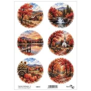 Hartie decoupage Toamna, Halloween - 5 20x27,5cm 90g