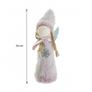 Inger fetita textil roz 18cm - Img 2