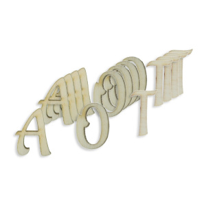 Litera placaj 1,5cm 5/set