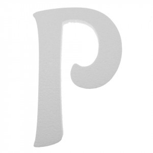 Litera polistiren dens -P- 18x11x2cm font Aladin