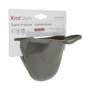 Manusa bucatarie silicon pentru degete 12x12cm gri inchis KmtStyle 2416071