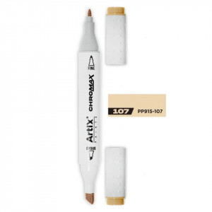 Marker pe baza de alcool cu 2 capete varf rotund si tesit 1mm/2-5mm Artix PP915 - Img 5