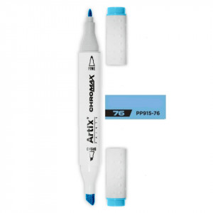 Marker pe baza de alcool cu 2 capete varf rotund si tesit 1mm/2-5mm Artix PP915 - Img 35