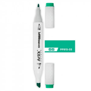 Marker pe baza de alcool cu 2 capete varf rotund si tesit 1mm/2-5mm Artix PP915 - Img 55
