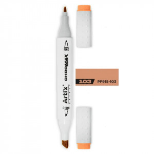 Marker pe baza de alcool cu 2 capete varf rotund si tesit 1mm/2-5mm Artix PP915 - Img 75