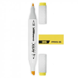 Marker pe baza de alcool cu 2 capete varf rotund si tesit 1mm/2-5mm Artix PP915 - Img 83