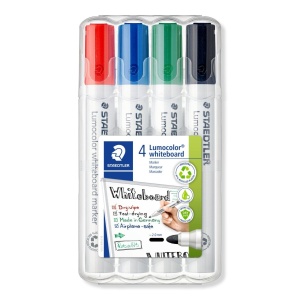 Marker pentru tabla magnetica Staedtler 351-WP4 4 culori/set