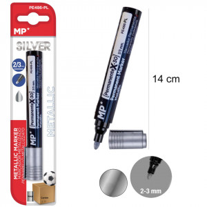 Marker permanent varf de 2-3mm MP PE486-1/PL/OR - Img 3