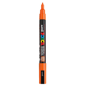 Marker vopsea pe baza de apa varf 0,9-1,3mm Uni Posca pc-3m - Img 5
