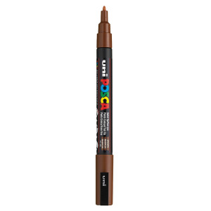 Marker vopsea pe baza de apa varf 0,9-1,3mm Uni Posca pc-3m - Img 15