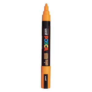 Marker vopsea pe baza de apa varf 1,8-2,5mm Uni Posca pc-5m m863 portocaliu