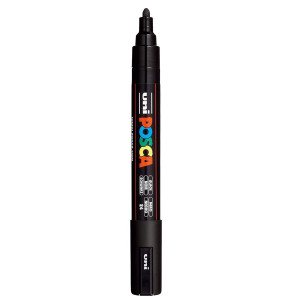Marker vopsea pe baza de apa varf 1,8-2,5mm Uni Posca pc-5m - Img 5