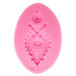 Matrita silicon model medalion 11x7,5x1,1cm Pentart 26652