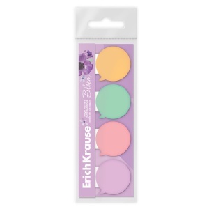 Notes adeziv 4 culori pastel 4,5x3,1cm 80/set ErichKrause 61564
