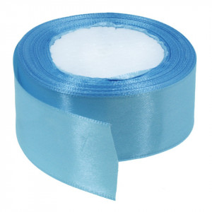 Panglica satinata bleu intens 40mm x 21m/rola
