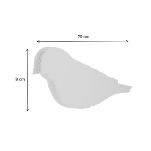Pasare polistiren dens 20x9x2cm - Img 2