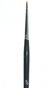 Pensula sintetica varf rotund Milan 301-3/0 80357
