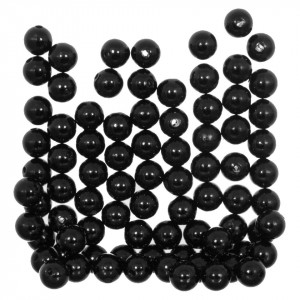 Perla plastic neagra 8mm 20g