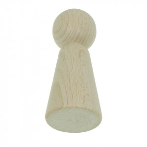 Pion lemn 3,7x1,5cm 2/set Meyco 36080 - Img 2