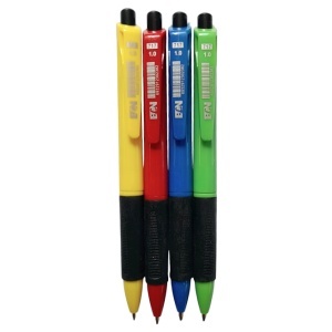 Pix albastru cu mecanism corp plastic diverse culori 0,8mm Office 717 - Img 3