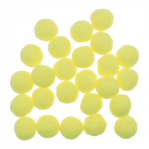 Pompon galben 1,8cm 25/set