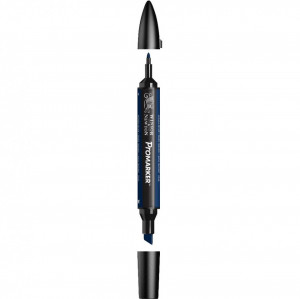 Promarker albastru indigo pe baza de alcool Winsor&Newton 169
