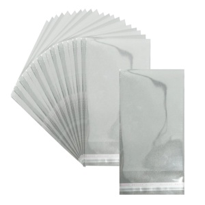 Punga transparenta 30 microni cu clapeta adeziva 5,5x8,5/11cm 95/set +/-5buc
