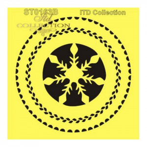 Sablon plastic 16x16cm ITD ST0163B