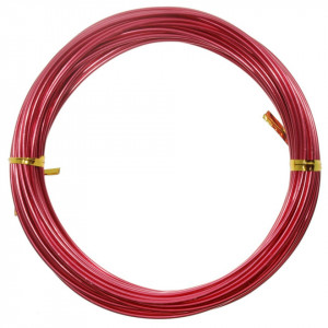 Sarma aluminiu rosie 1,2mm x 10m