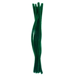 Sarma plusata 10mm x 30cm 10/set verde inchis AAC959