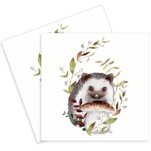 Servetel Arici de padure 33x33cm 2/set 207462