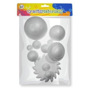 Sistem Solar polistiren 11 piese 3-11,5cm C25-4