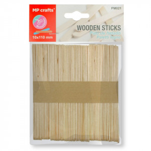 Spatula lemn natur 1x11cm 50/set MP PM021