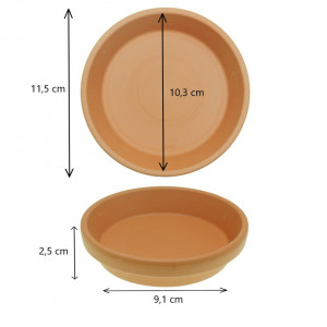 Suport ghiveci ceramica 10cm 00606010W - Img 2