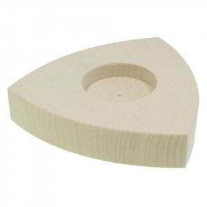 Suport pentru lumanare din lemn 10x10x2cm SL11